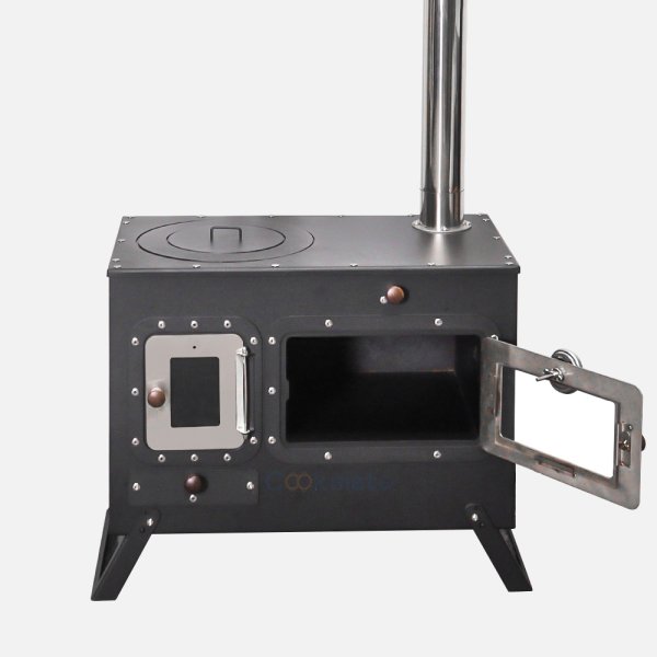 Black Portable Wood Stove image3