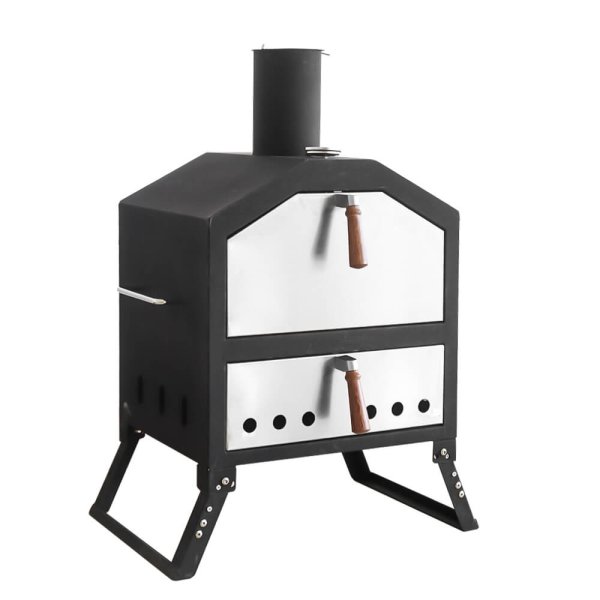 Black Portable Pizza Oven Image 2