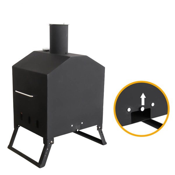 Black Portable Pizza Oven Image 6