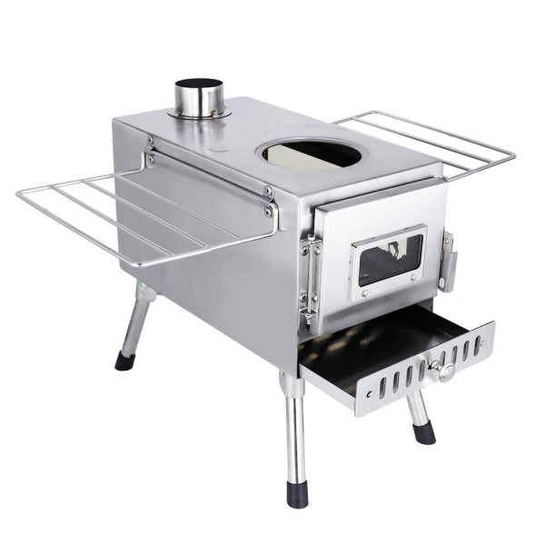 Medium Size Sliver Foldable Portable Stove Image 4