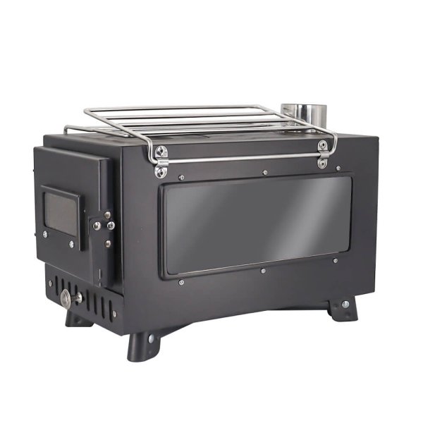 Medium Size Black Foldable Portable Stove Image 2