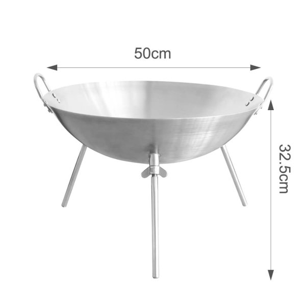 Detachable Three-legs wok D50-1