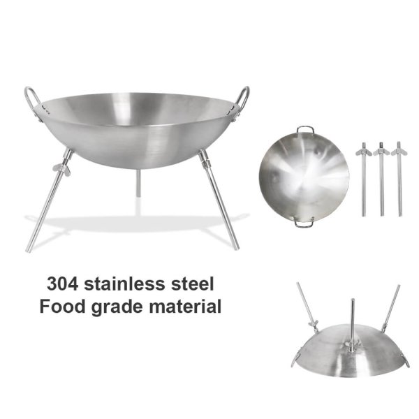 Detachable Three-legs wok