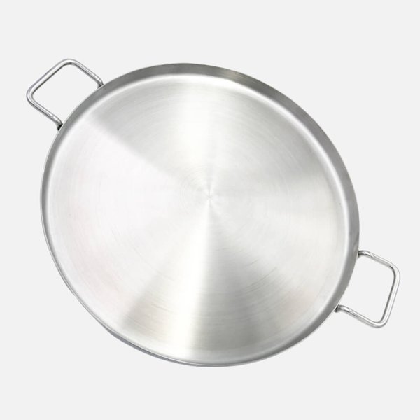 Silver Flat Comal Frying Pan 1